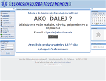 Tablet Screenshot of pralek.infostranka.sk